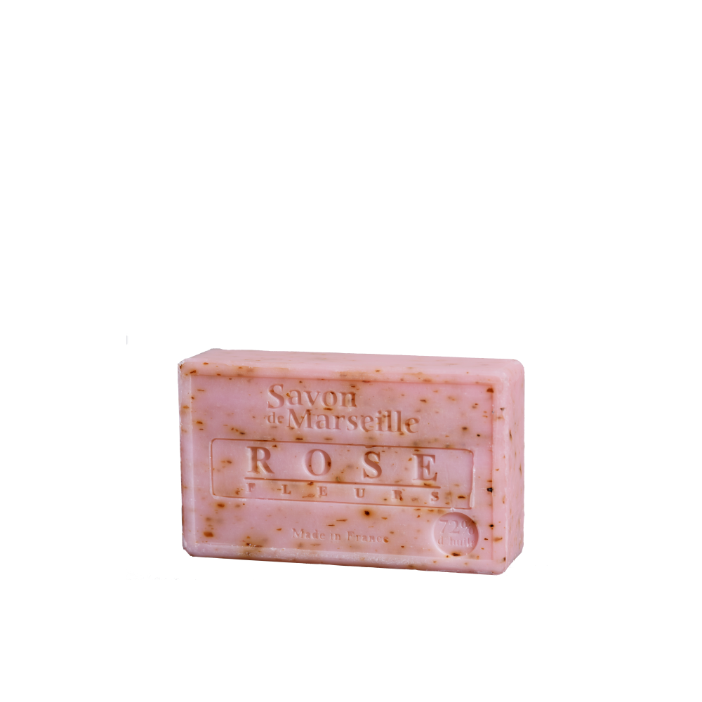 Marseillské mydlo - Ružové kvety, 100 g
