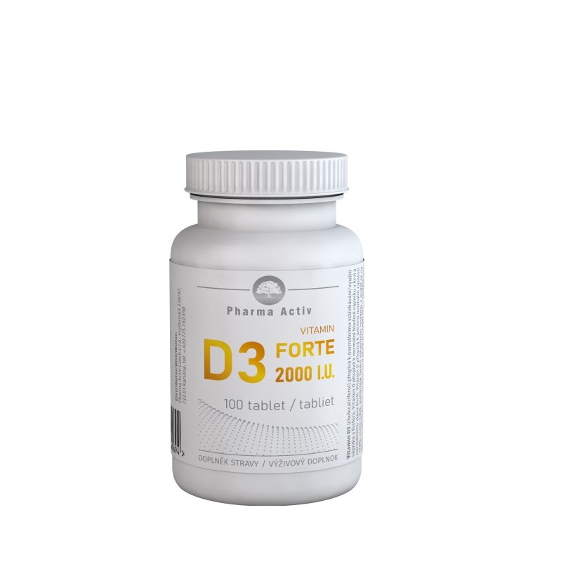 Vitamín D3 Forte, 2000 I.U.